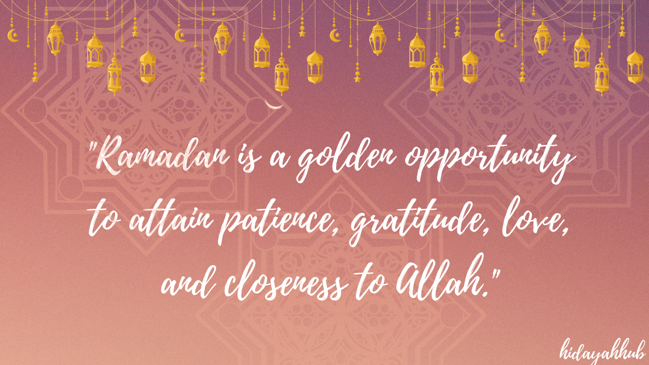 Know Ramadan before Ramadan.