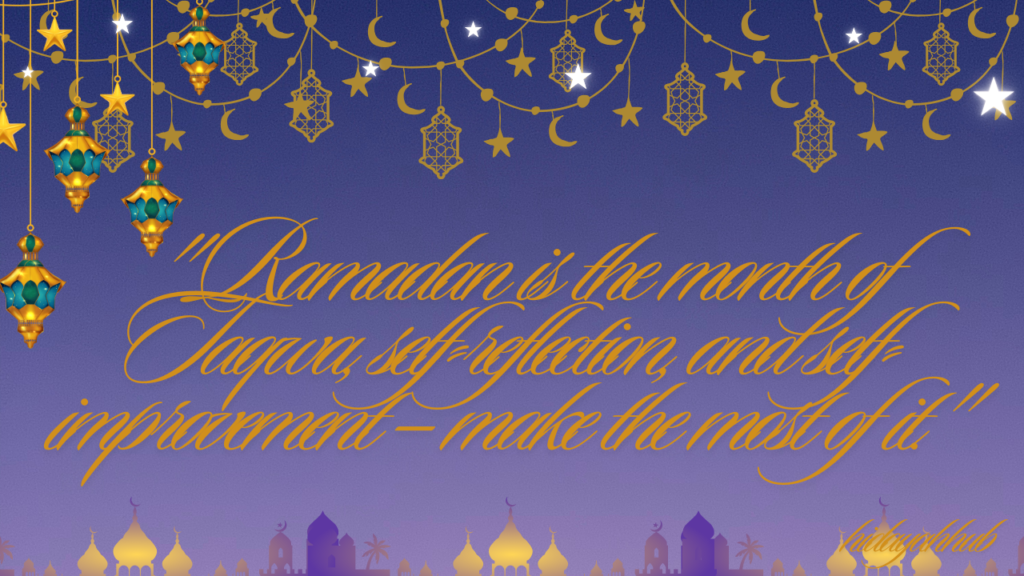 Know Ramadan before Ramadan.