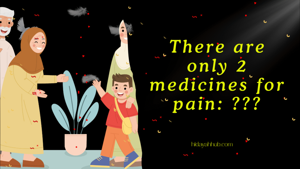 There are only 2 medicines for pain???