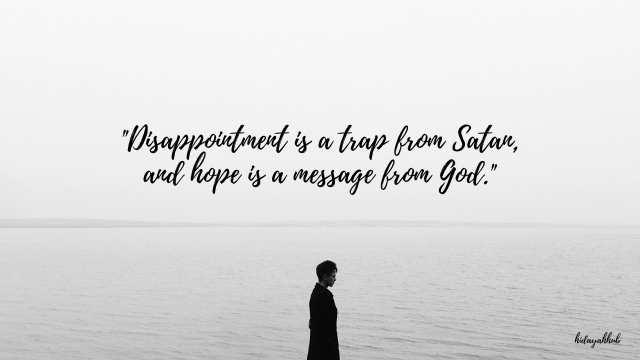 Journey from Hopelessness to hope