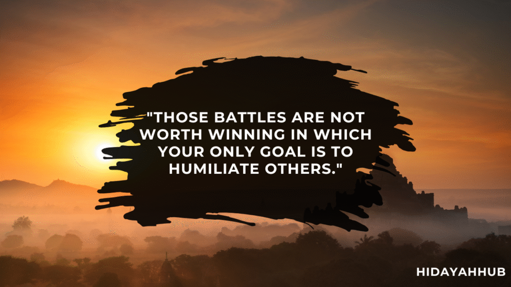 Fight, argue, stand firm, but for what?